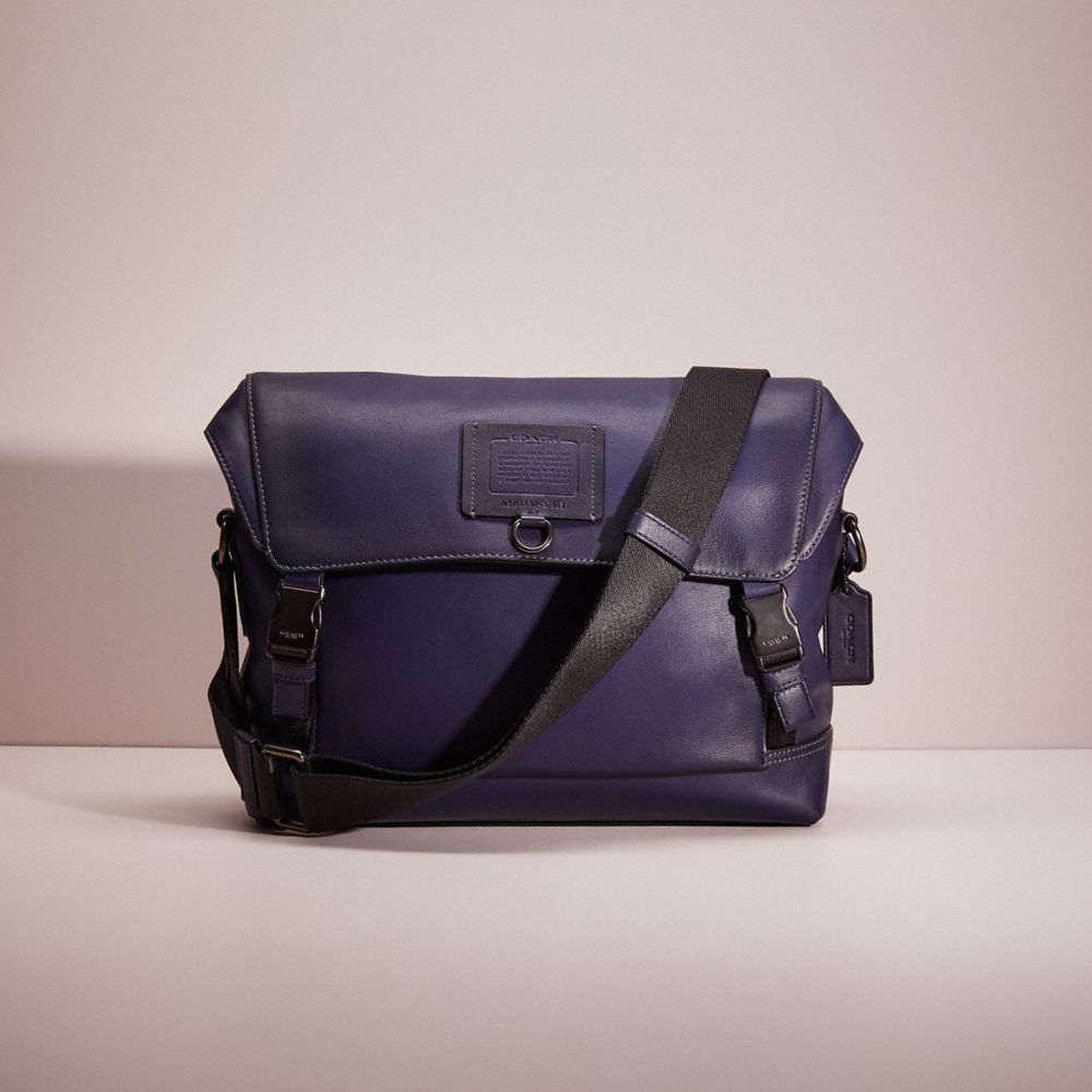 COACH®,RESTORED RIVINGTON BIKE BAG,Smooth Leather,Large,,Front View