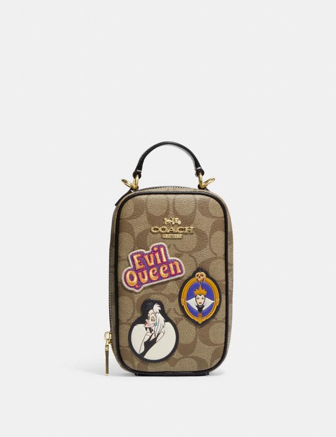 COACH: Disney X Eva Phone Crossbody In Signature Canvas With Patches