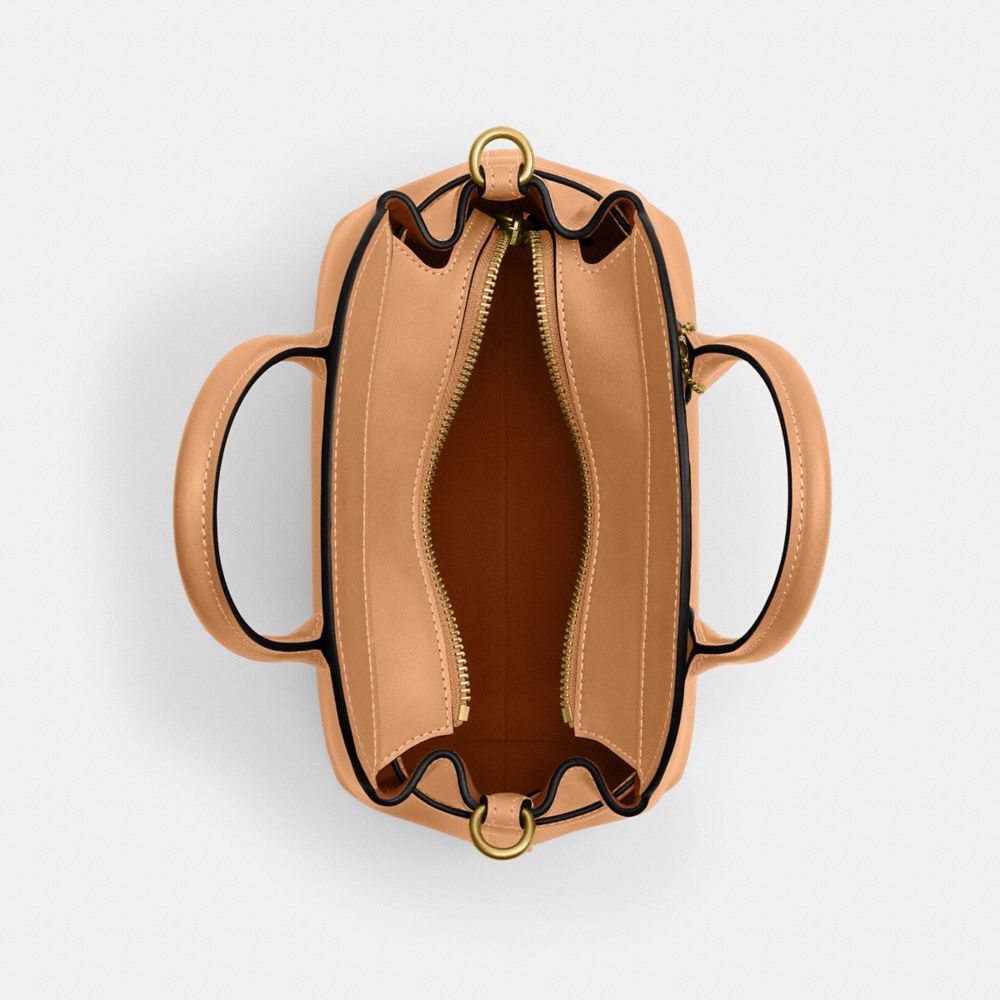 COACH®,Runway Empire Carryall Bag 21,,Inside View,Top View