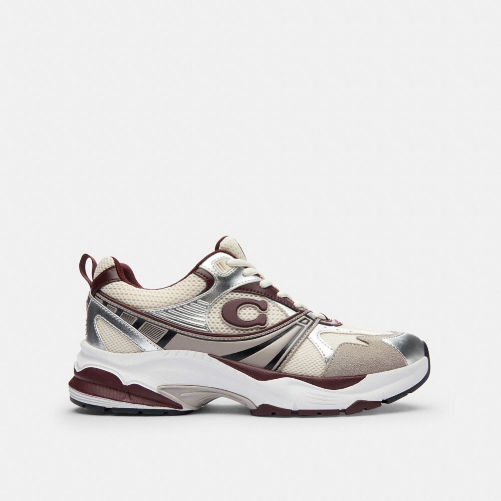 COACH®,Mesh Sneaker,Multi Color,Angle View