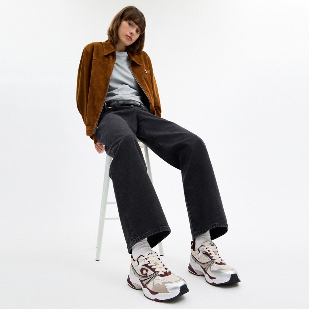 COACH®,Mesh Sneaker,Multi Color,Detail View