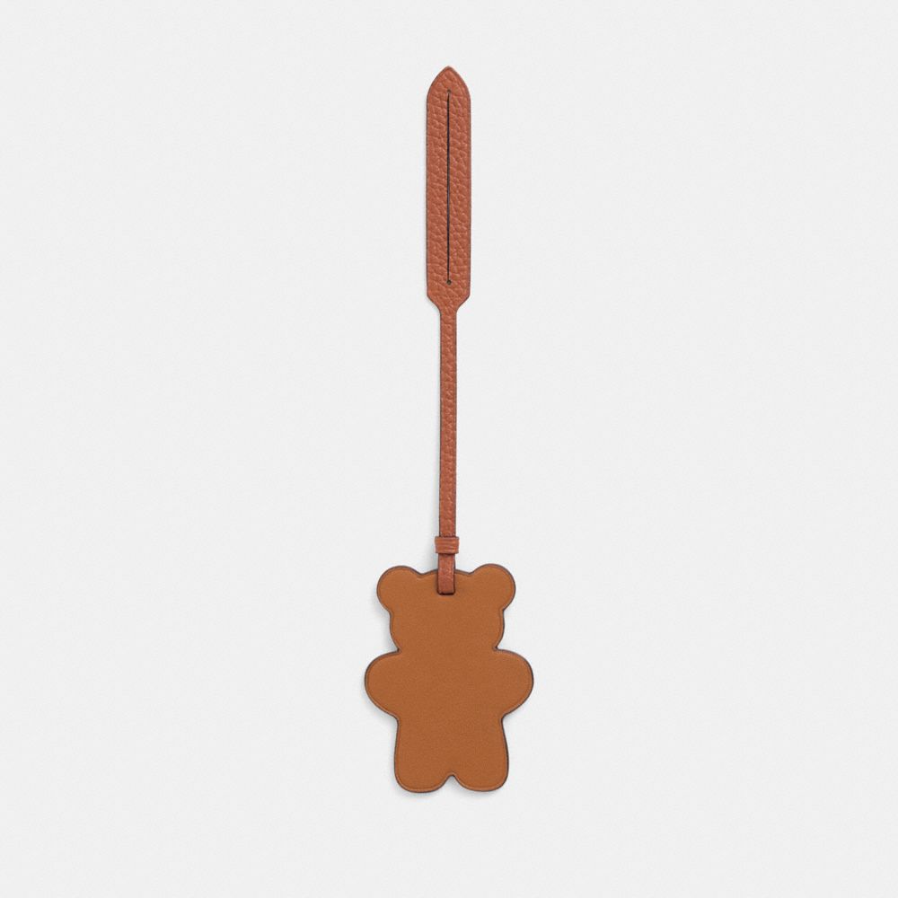 COACH®,Remade Teddy Bear Bag Charm,,Front View