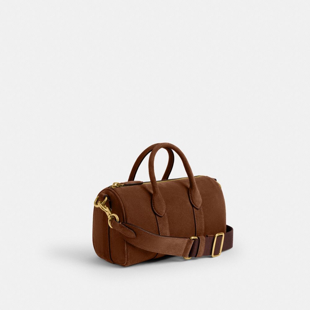 COACH®,Compass Bag 25,Brown,Angle View