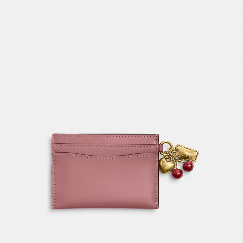 COACH®,Essential Card Case With Charms,,Back View