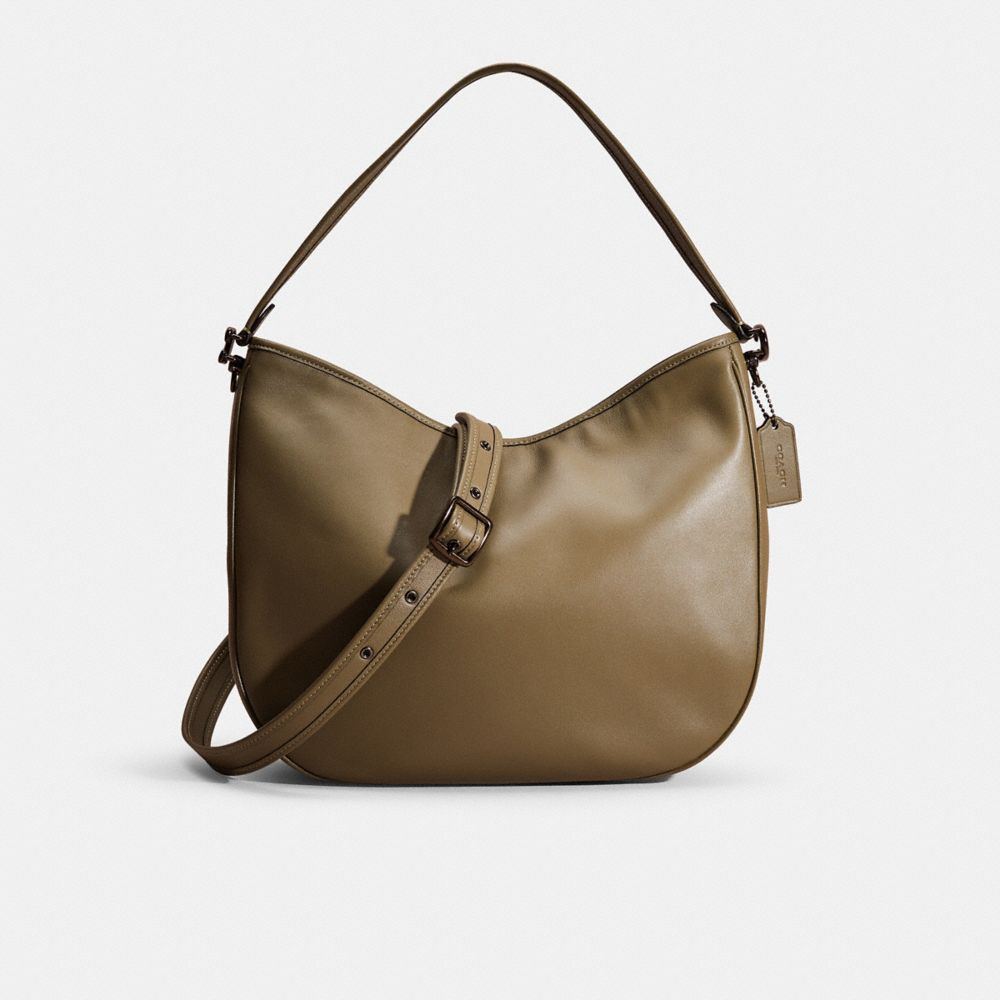 COACH®,RESTORED SOFT TABBY HOBO,Smooth Leather,Medium,,Front View