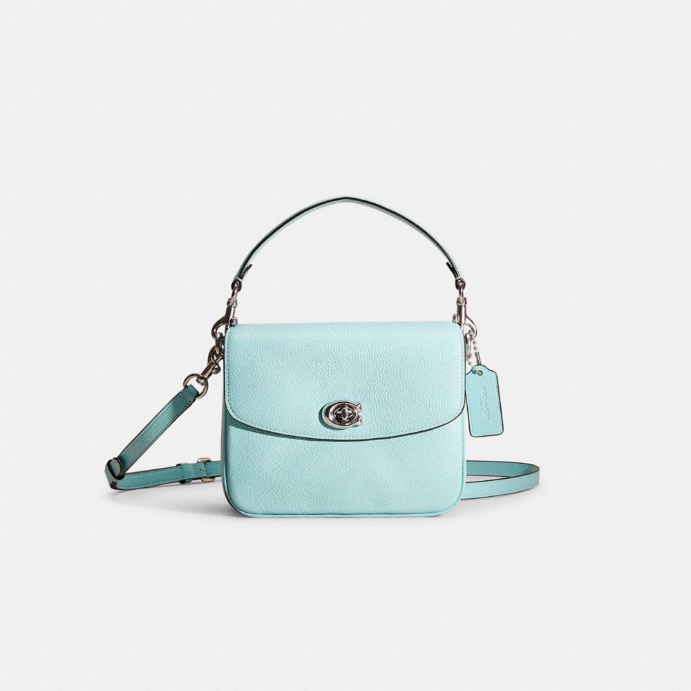 COACH®,RESTORED CASSIE CROSSBODY 19,Polished Pebble Leather,Small,,Front View