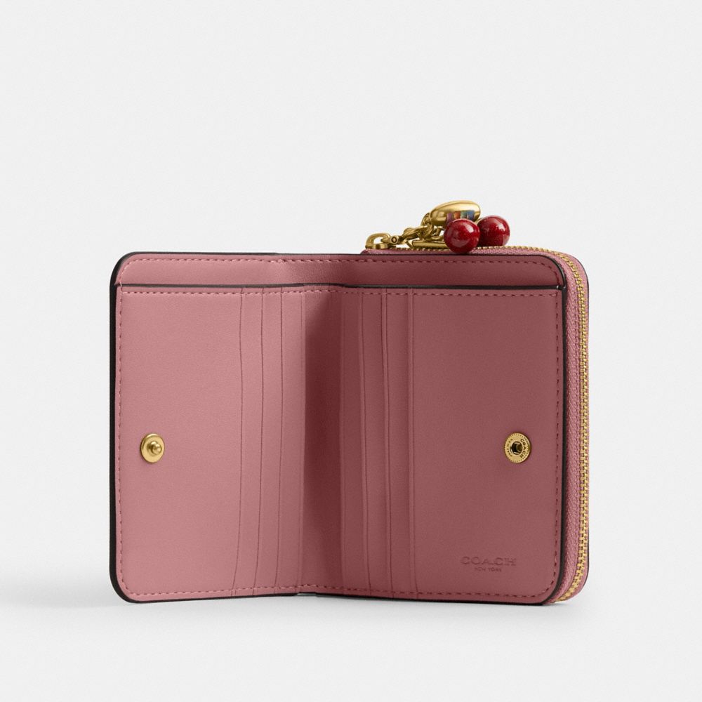 COACH®,Essential Billfold Wallet With Charms,,Inside View,Top View