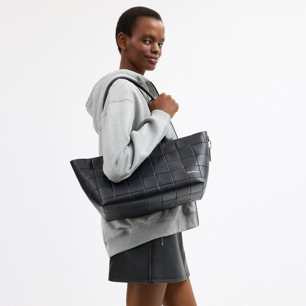 COACH®,Alter/Ego Large Tote Bag In Upcrafted Leather,,Detail View