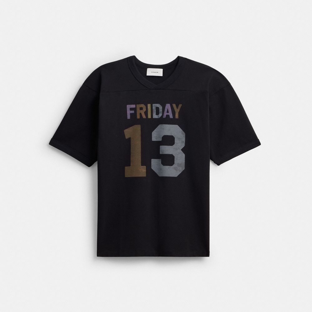 COACH®,Oversized Football Jersey,,Front View