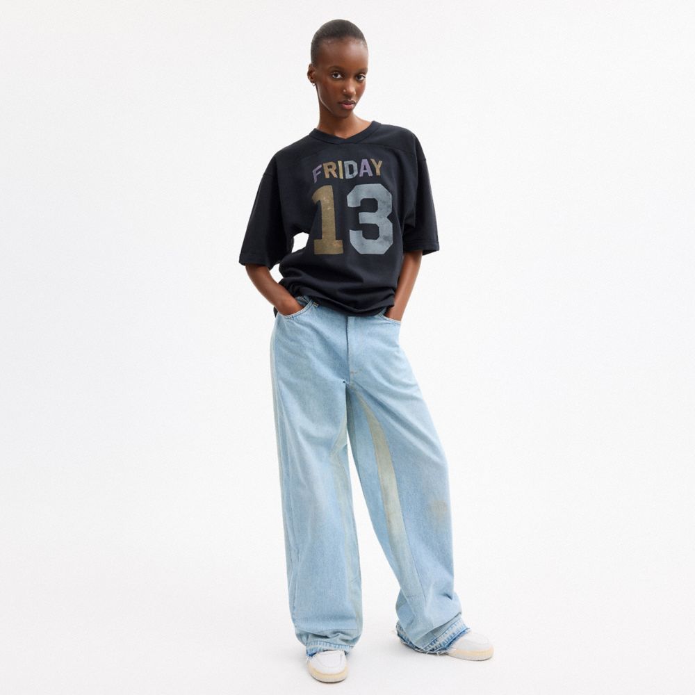 COACH®,Oversized Football Jersey,,Scale View