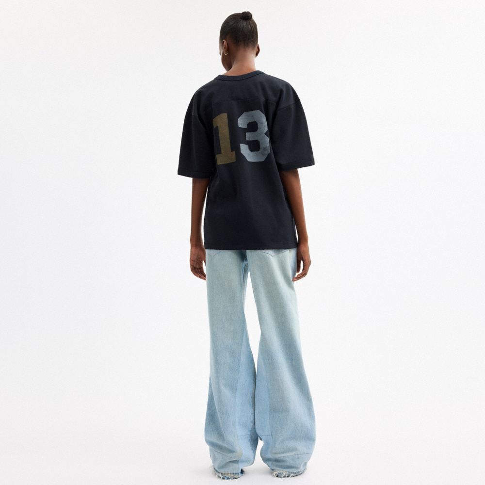 COACH®,Oversized Football Jersey,,Scale View