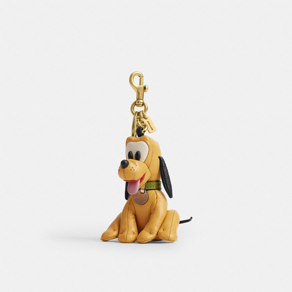 COACH®,Disney X Coach Pluto Collectible Bag Charm,Multi Color,Front View