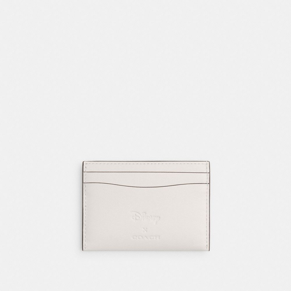 COACH®,Disney X Coach Essential Card Case With Pluto,White,Back View