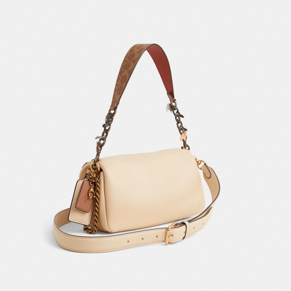 COACH®,Upcrafted Pillow Tabby Shoulder Bag 26,,Angle View