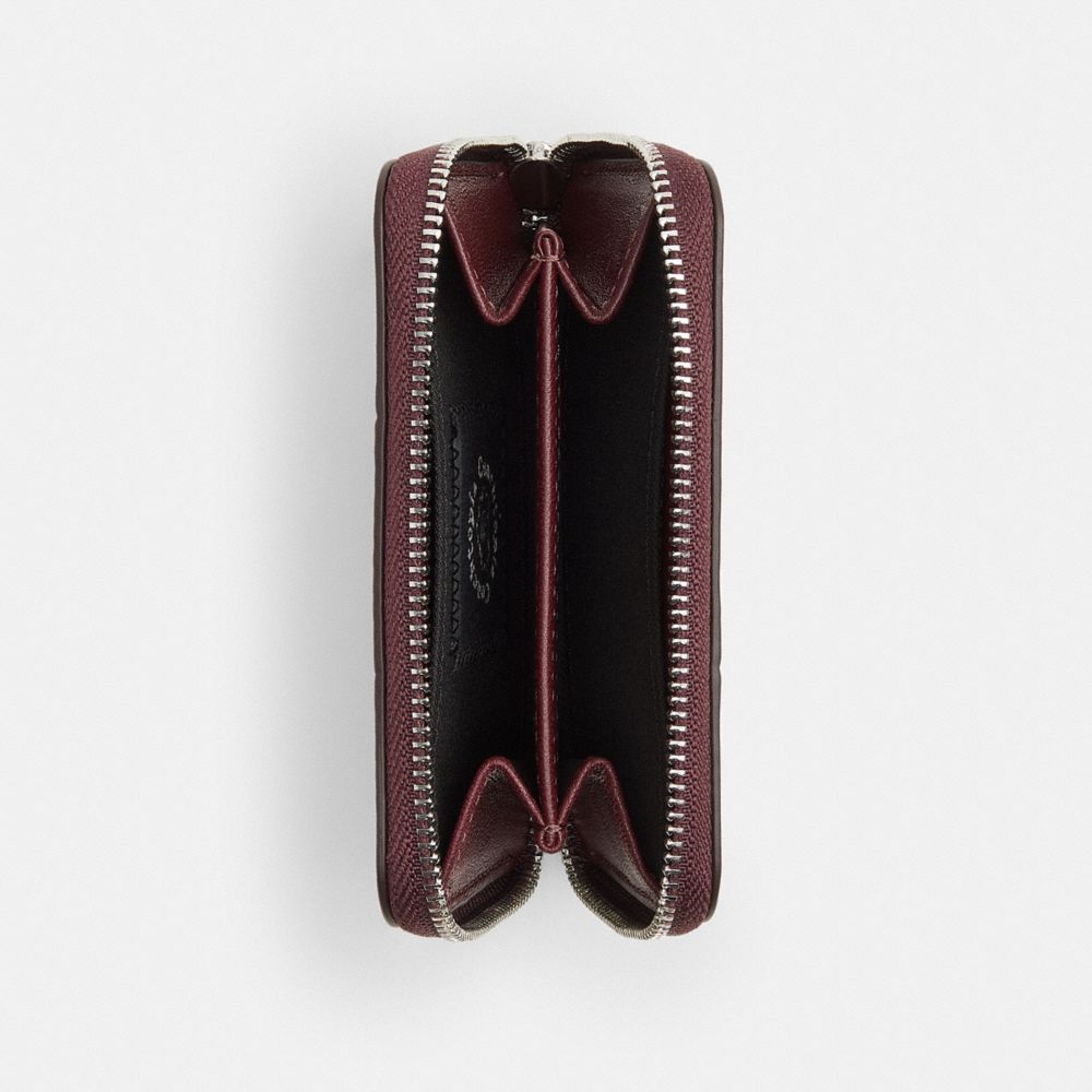 COACH®,Zip Around Wallet In Upcrafted Leather,,Inside View,Top View