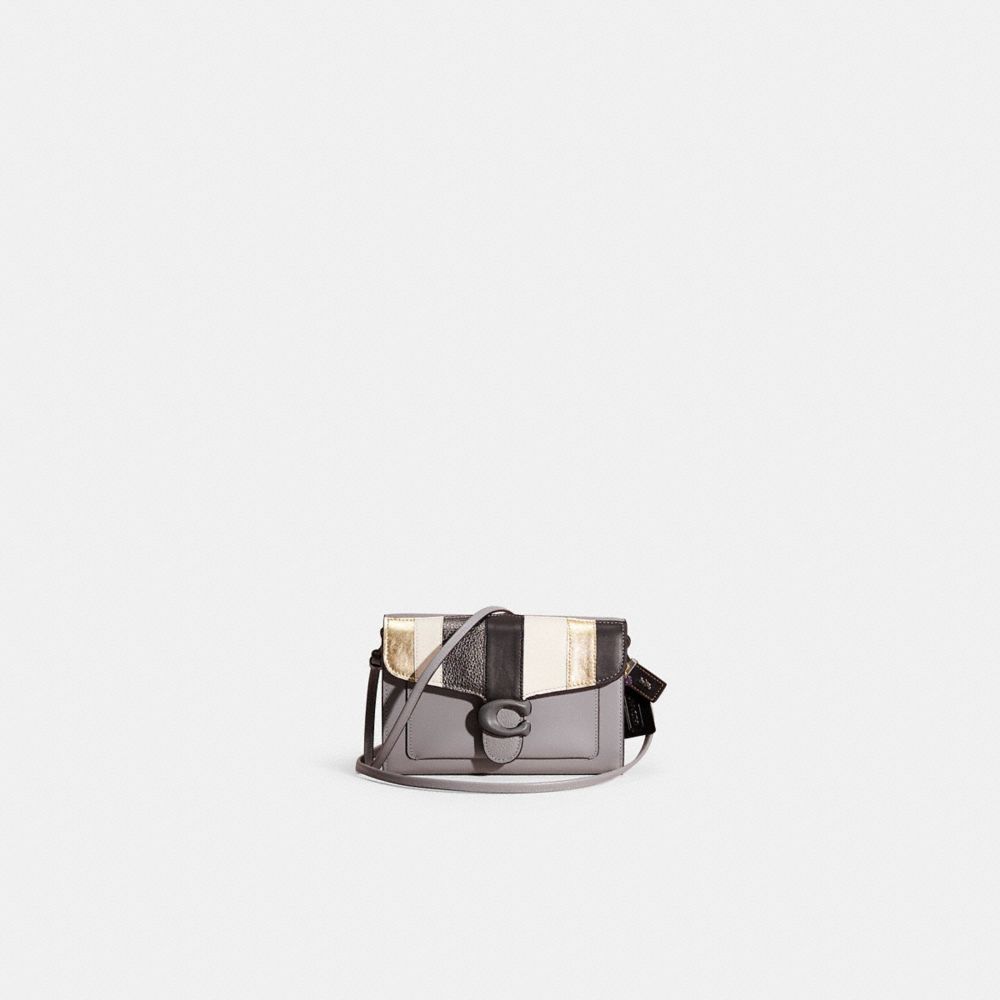 COACH®,Upcrafted Tabby Chain Clutch,,Front View