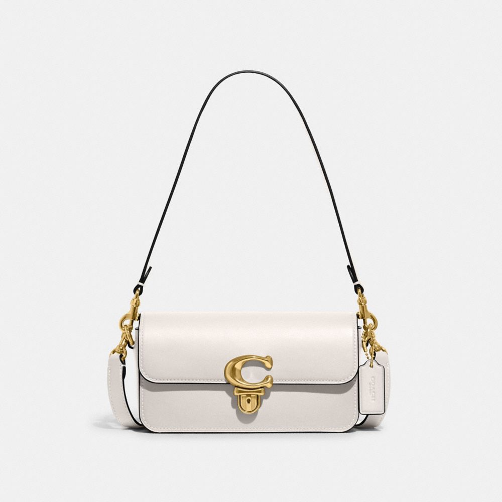 Coach Studio Baguette Bag In White