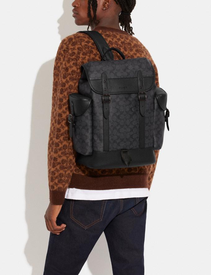 COACH: Hitch Backpack In Signature Canvas
