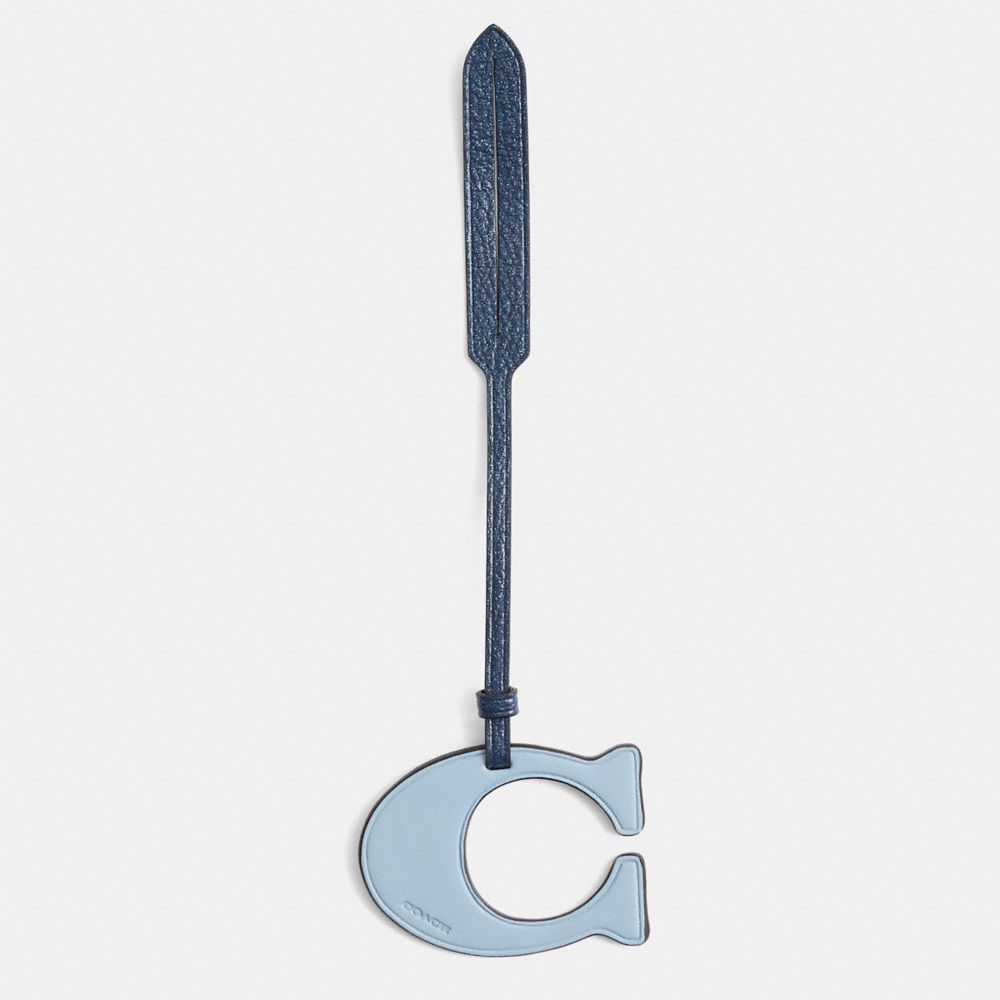 COACH®,Remade Signature Bag Charm,Bag Charm,Logo,Casual,,Front View