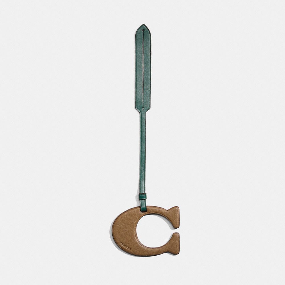 COACH®,REMADE SIGNATURE BAG CHARM,Mini,,Front View