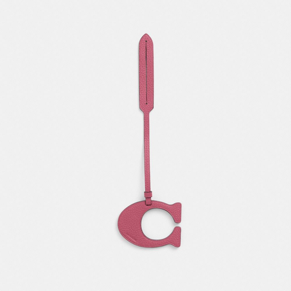 COACH®,REMADE SIGNATURE BAG CHARM,Mini,,Front View