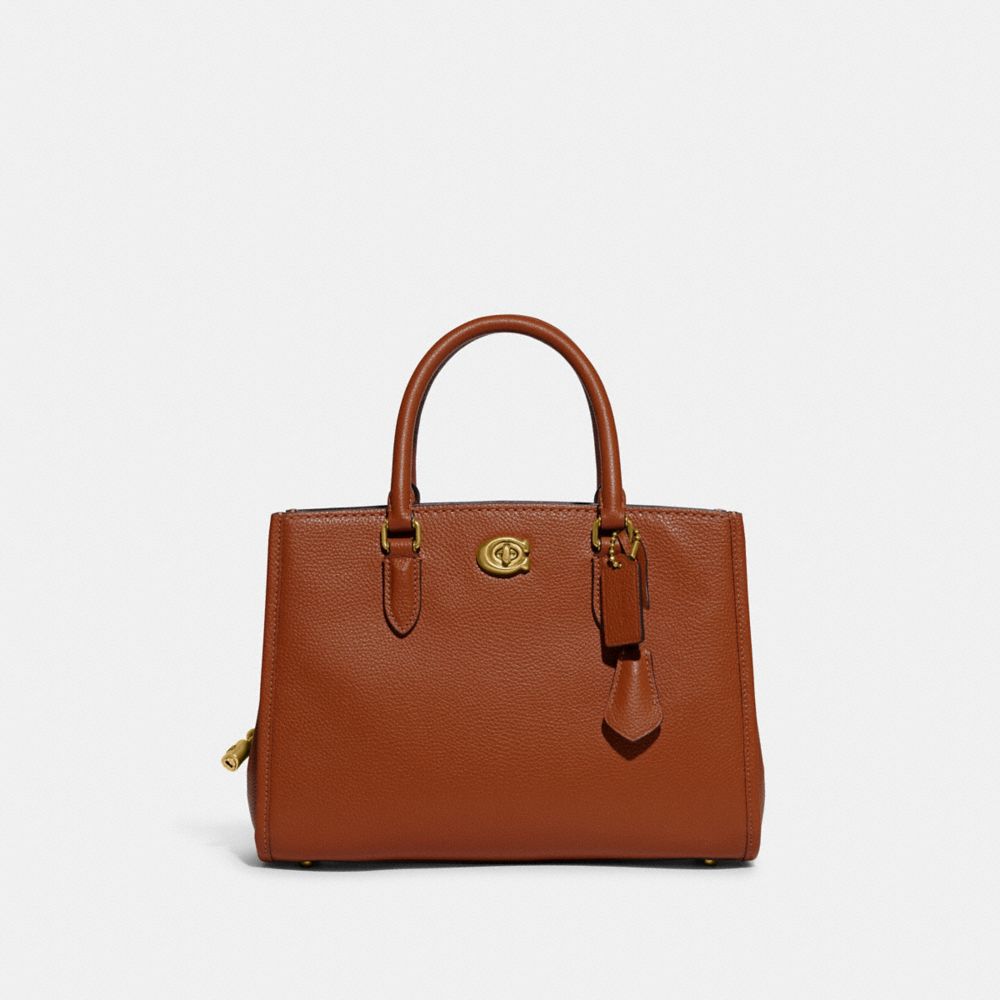 Coach Brooke Carryall 28 In Brass/burnished Amber