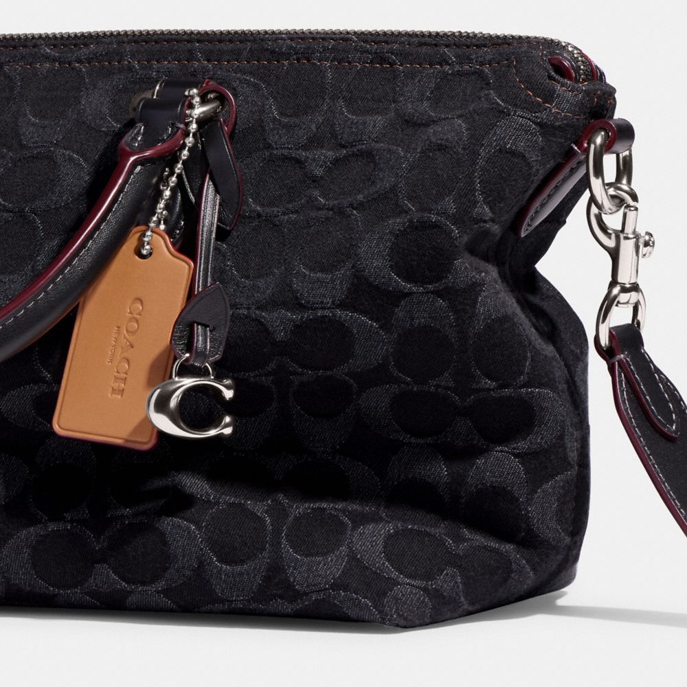 COACH Cara Satchel In Signature Denim