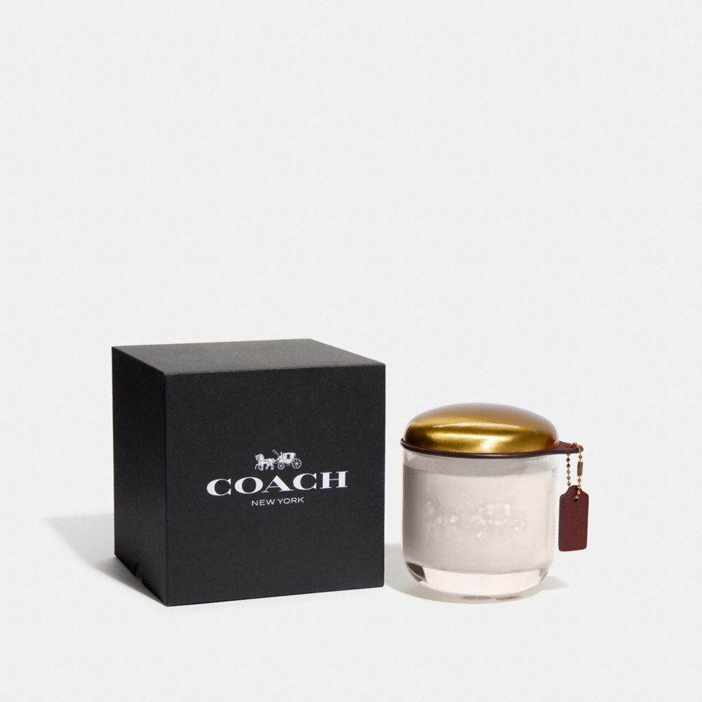 COACH®,Coach Holiday Candle,,Front View