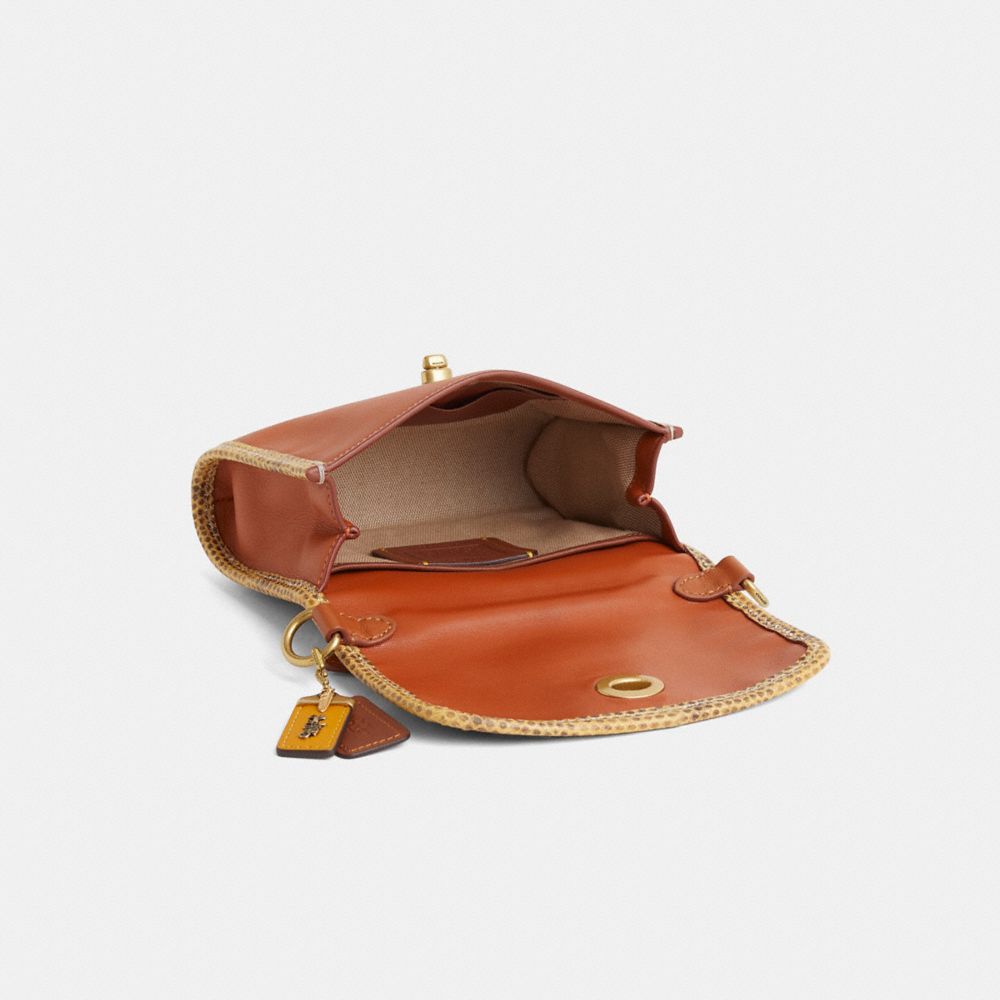 COACH®,Upcrafted Kip Turnlock Crossbody,,Inside View,Top View