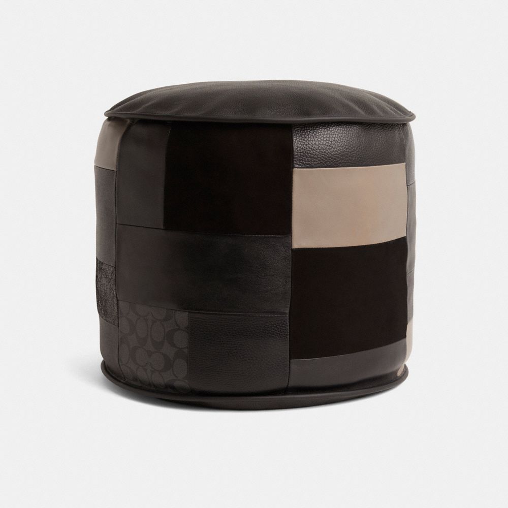 COACH®,Remade Pouf,,Front View