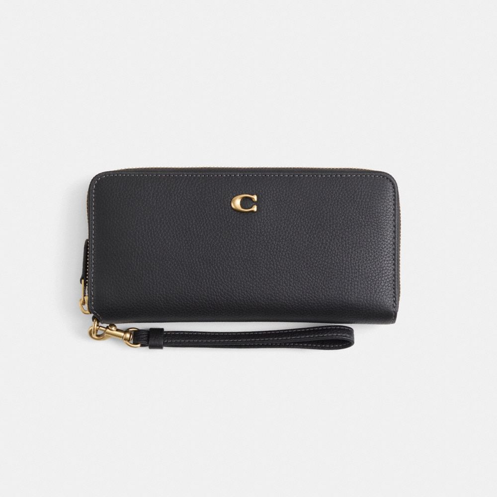 COACH®,Restored Essential Continental Wallet,,Front View