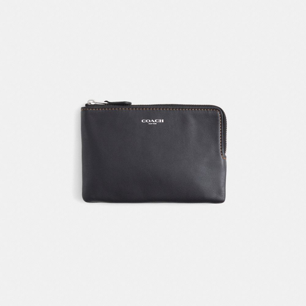 COACH®,Restored Zip Pouch,,Front View