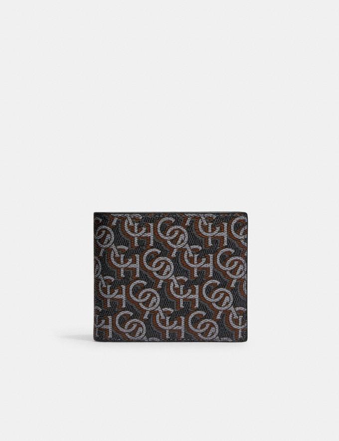 COACH: 3-in-1 Wallet With Signature Monogram Print