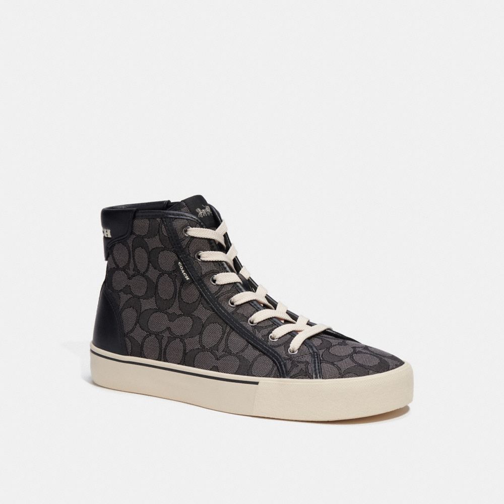 Skate High Top Sneaker In Signature Jacquard