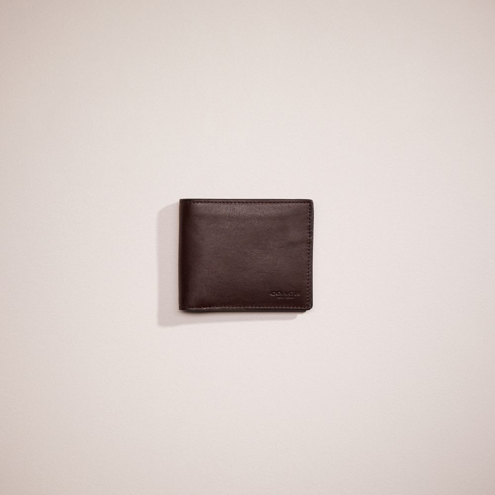 COACH®,RESTORED 3-IN-1 WALLET,Polished Pebble Leather,Large,,Front View
