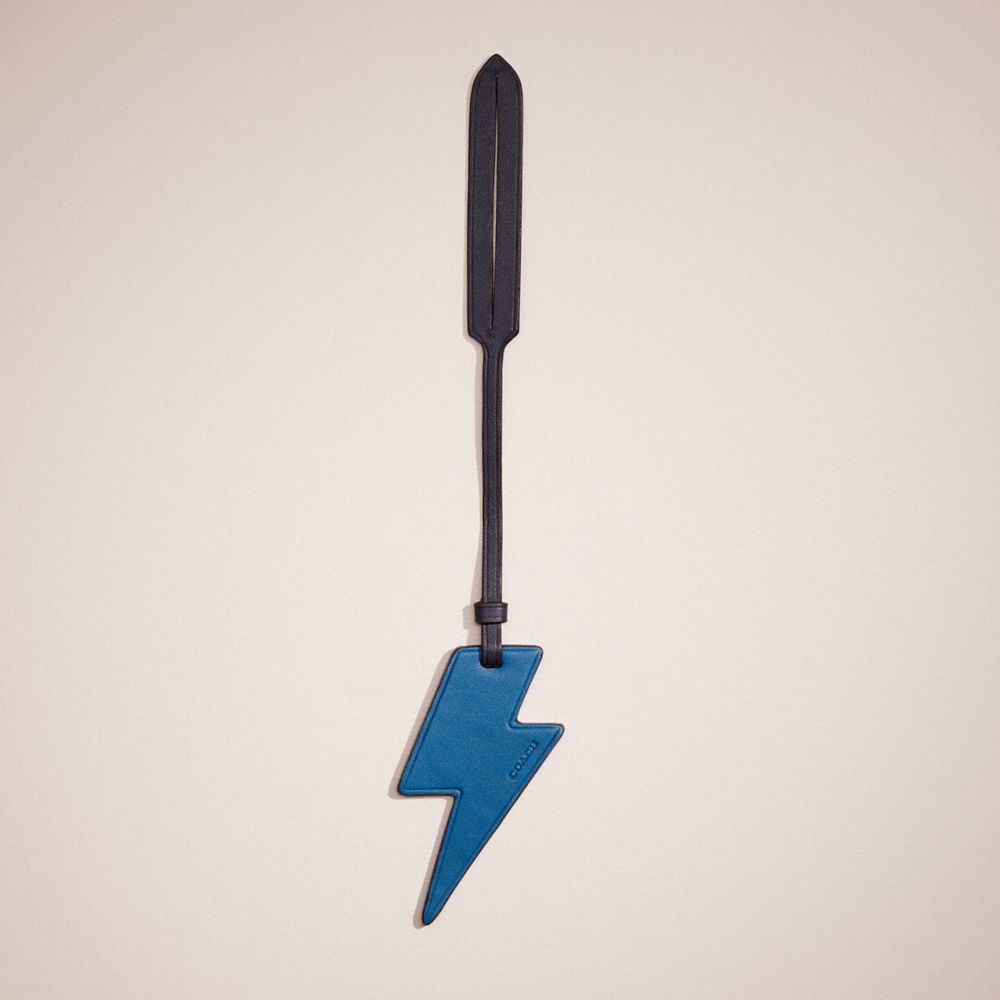 COACH®,REMADE LIGHTNING BOLT BAG CHARM,,Front View