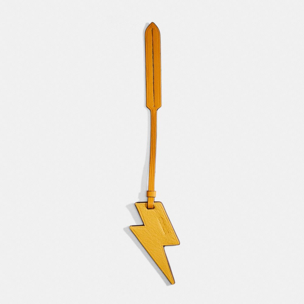 COACH®,REMADE LIGHTNING BOLT BAG CHARM,,Front View