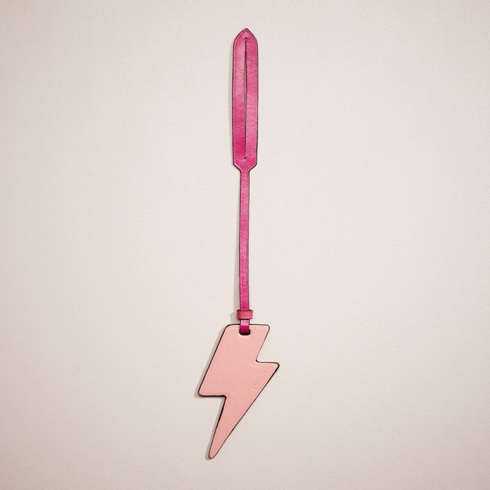 COACH®,REMADE LIGHTNING BOLT BAG CHARM,,Front View