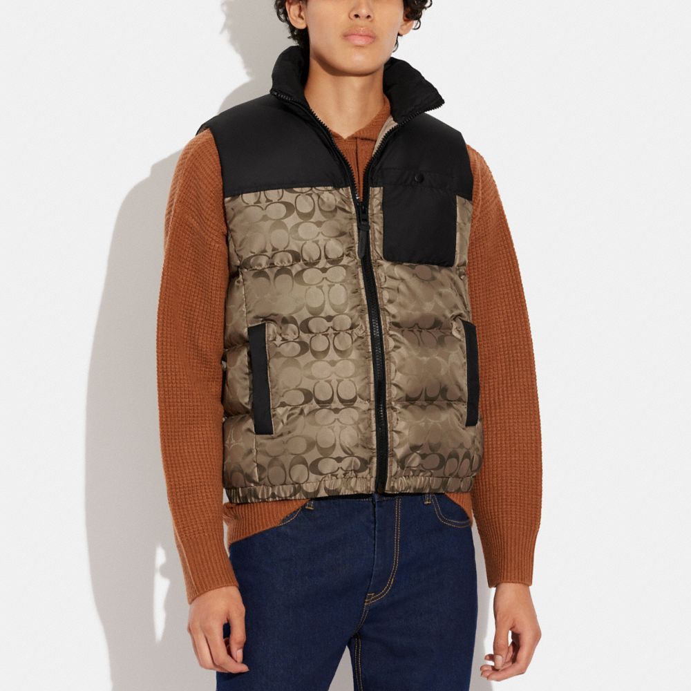 COACH Signature Puffer Vest