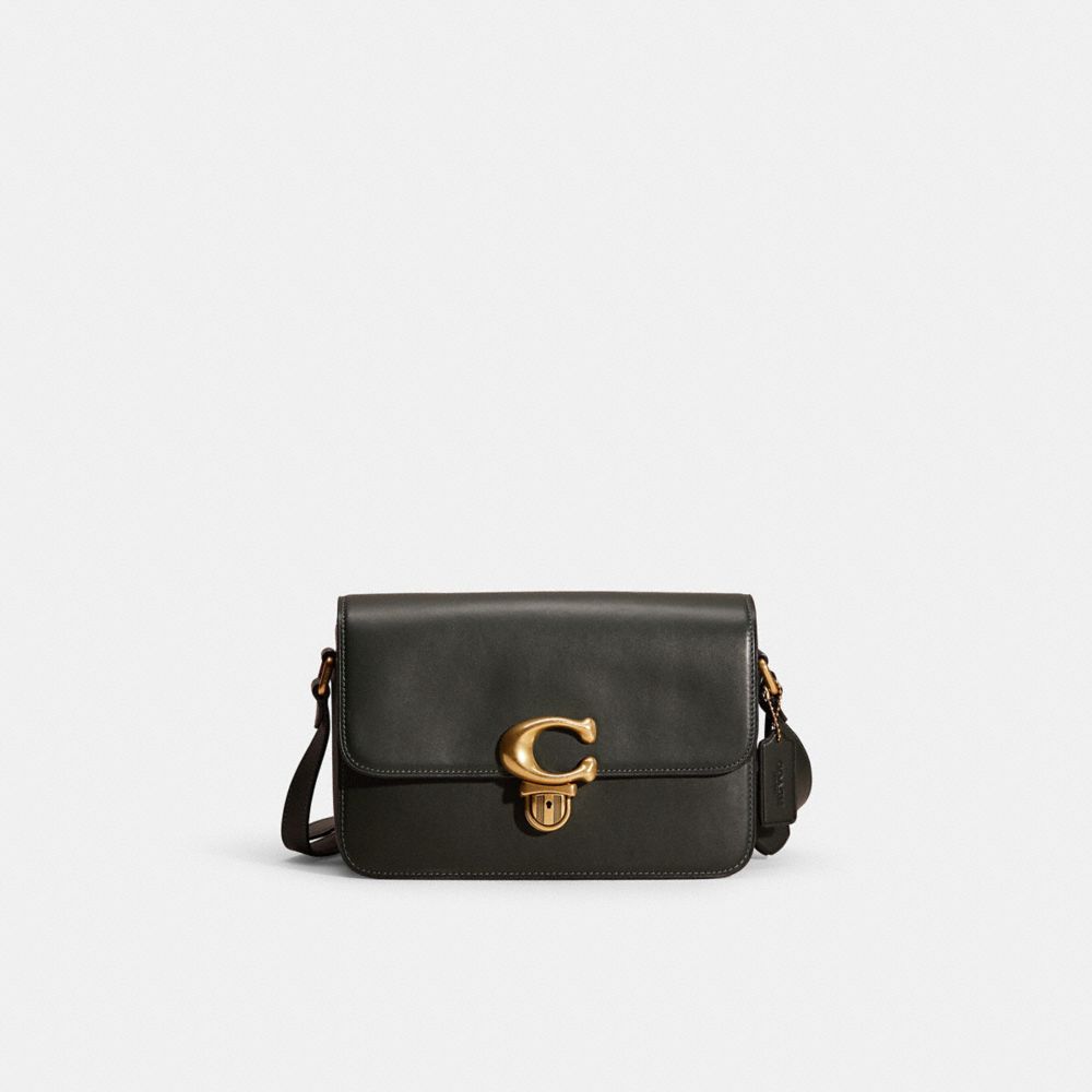 COACH®,RESTORED STUDIO SHOULDER BAG,Glovetanned Leather,Mini,,Front View