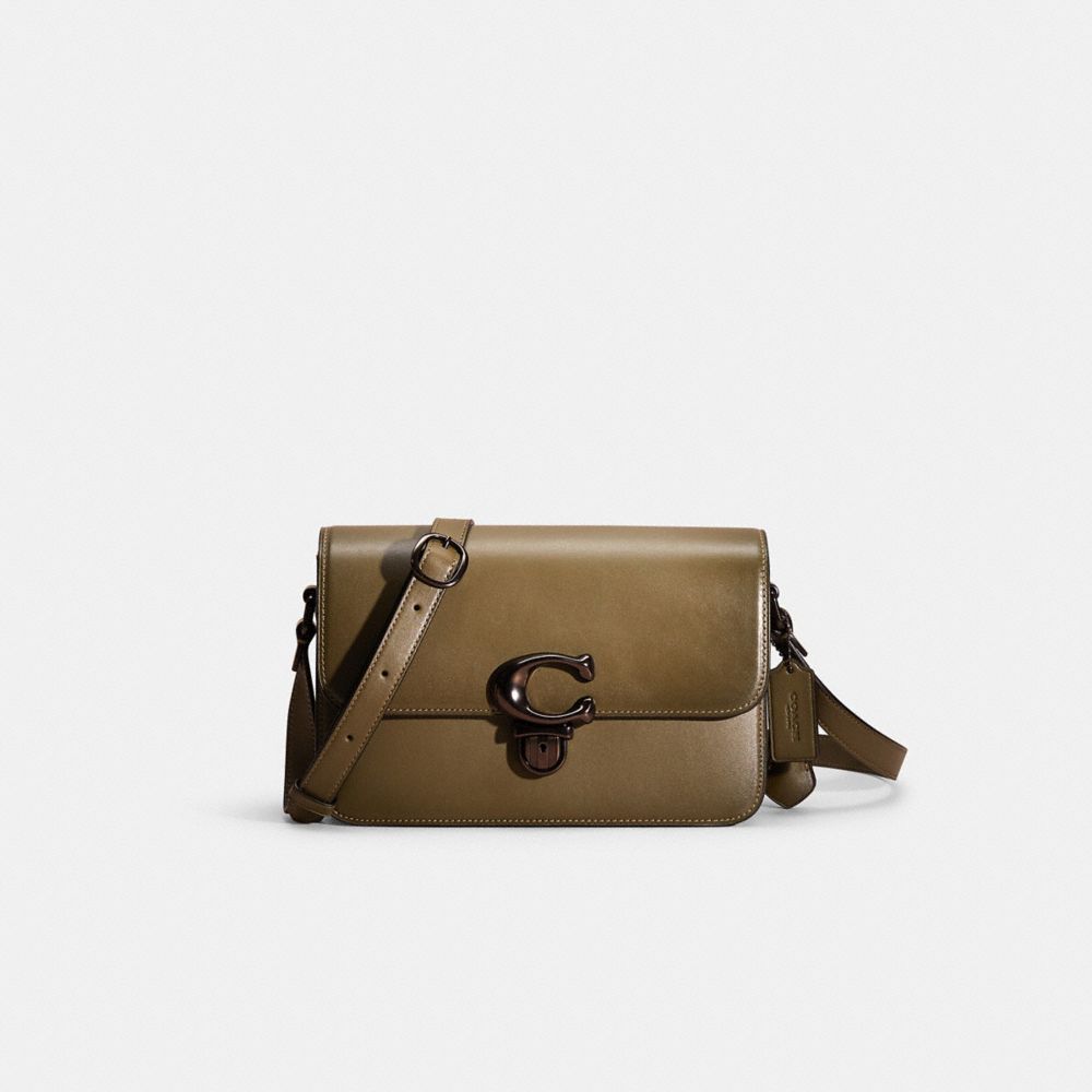 COACH®,RESTORED STUDIO SHOULDER BAG,Glovetanned Leather,Mini,,Front View