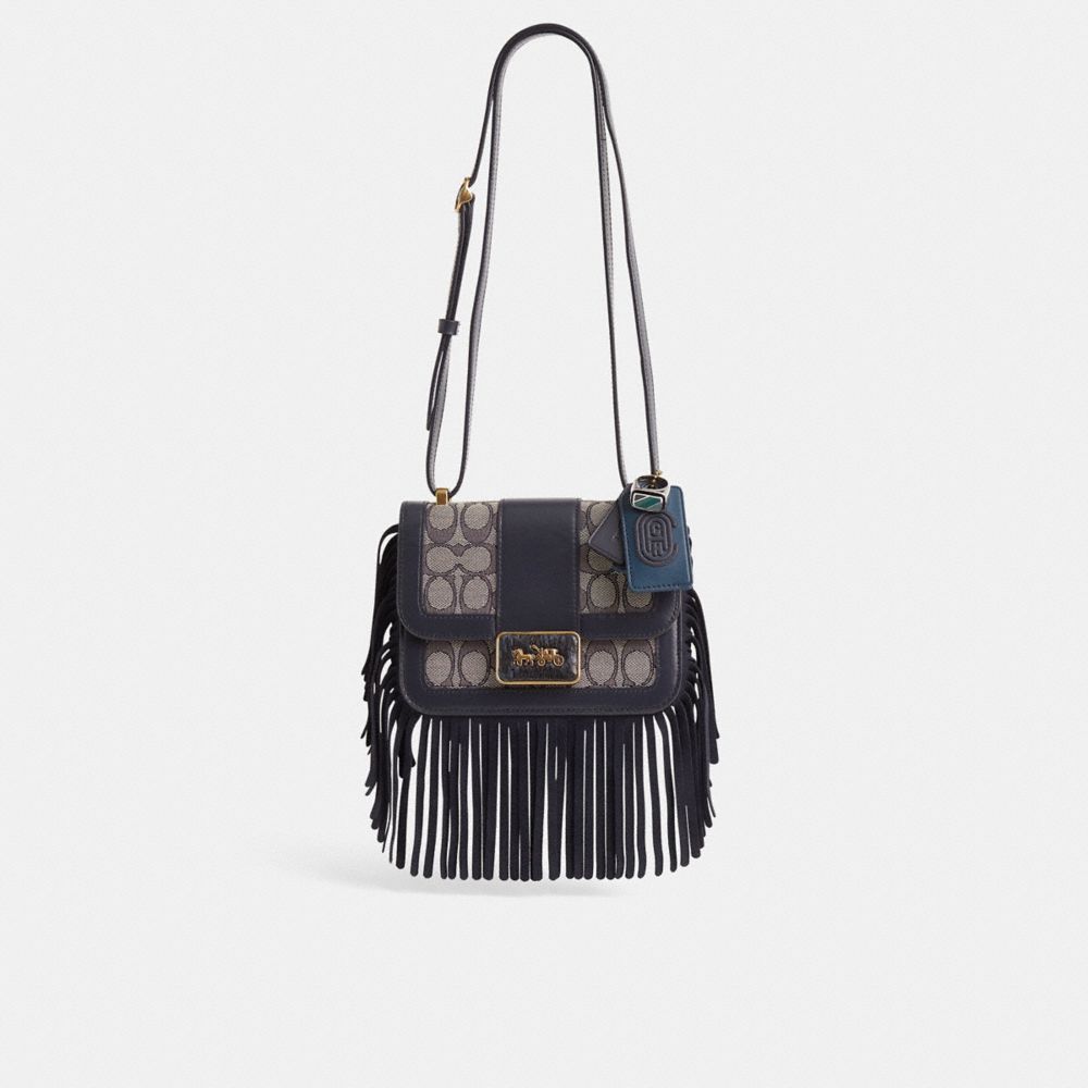 COACH®,Upcrafted Alie Shoulder Bag 18 With Snakeskin Detail,,Front View