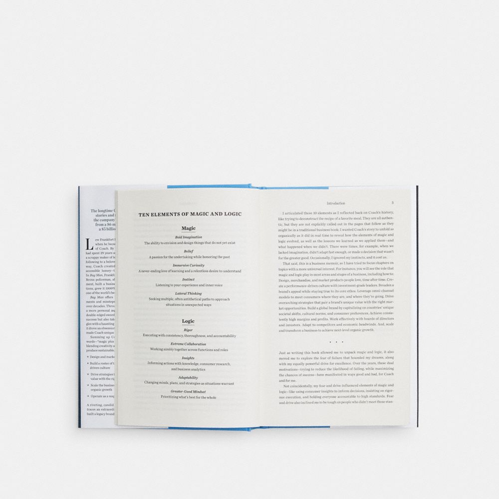 COACH®,Bag Man: The Story Behind The Improbable Rise Of Coach,,Inside View,Top View