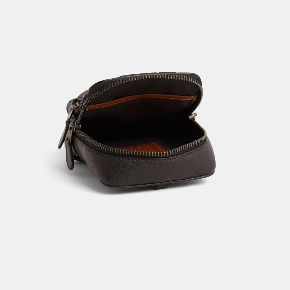 COACH®,Upcrafted Gotham Sling Pack 13,,Inside View,Top View