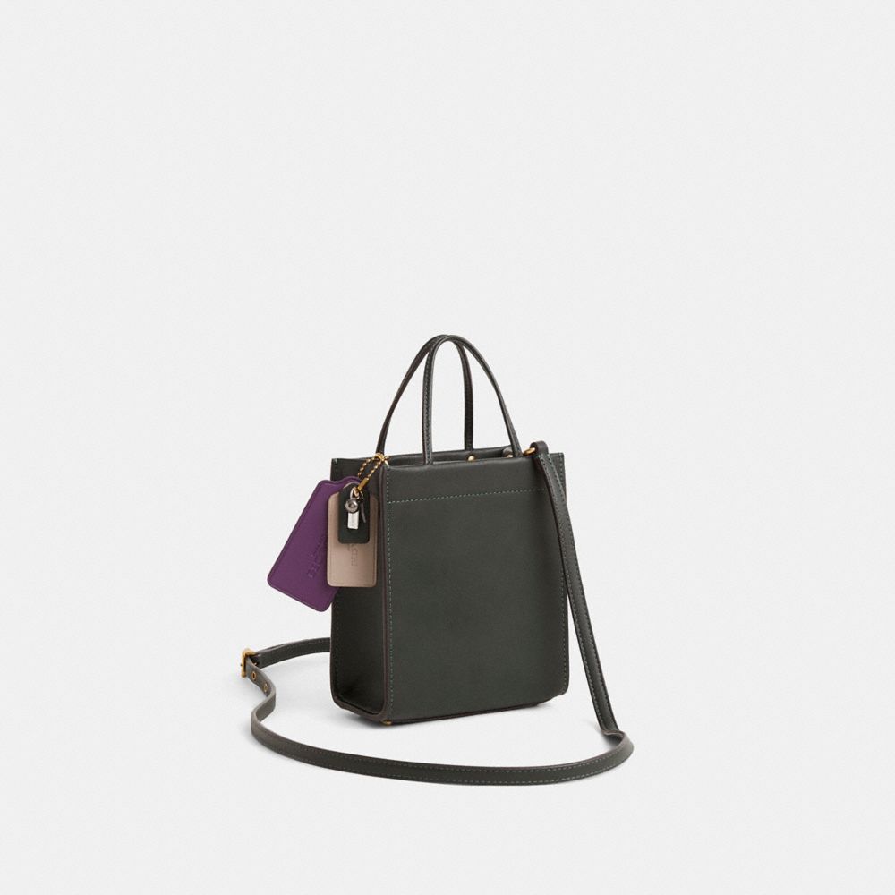 COACH®,Upcrafted Mini Cashin Tote,,Angle View