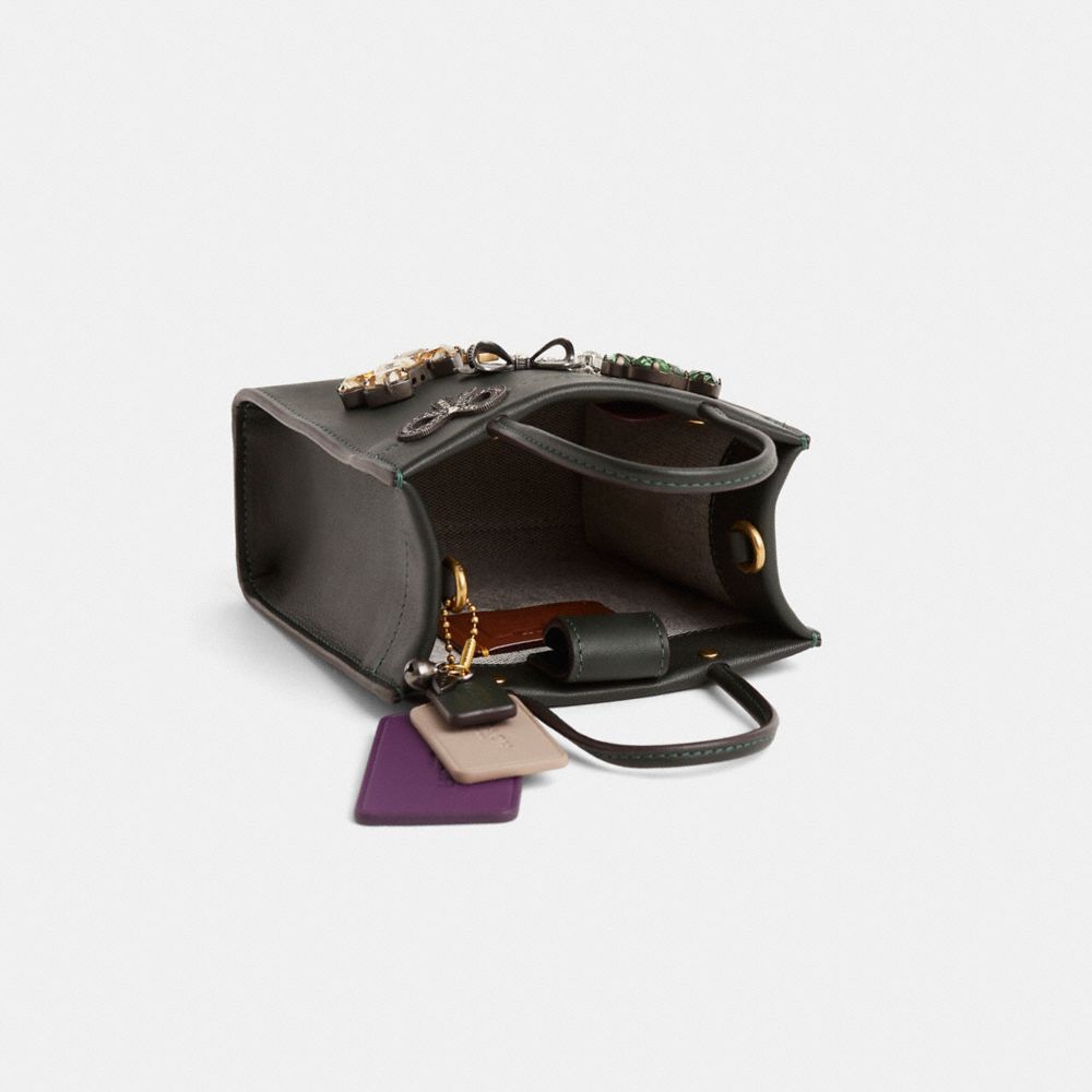 COACH®,Upcrafted Mini Cashin Tote,,Inside View,Top View