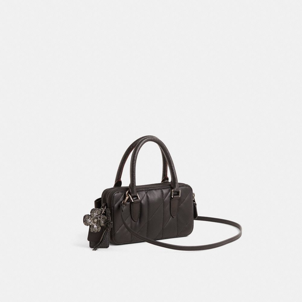 COACH®,Upcrafted Kira Crossbody Bag With Pillow Quilting,,Angle View