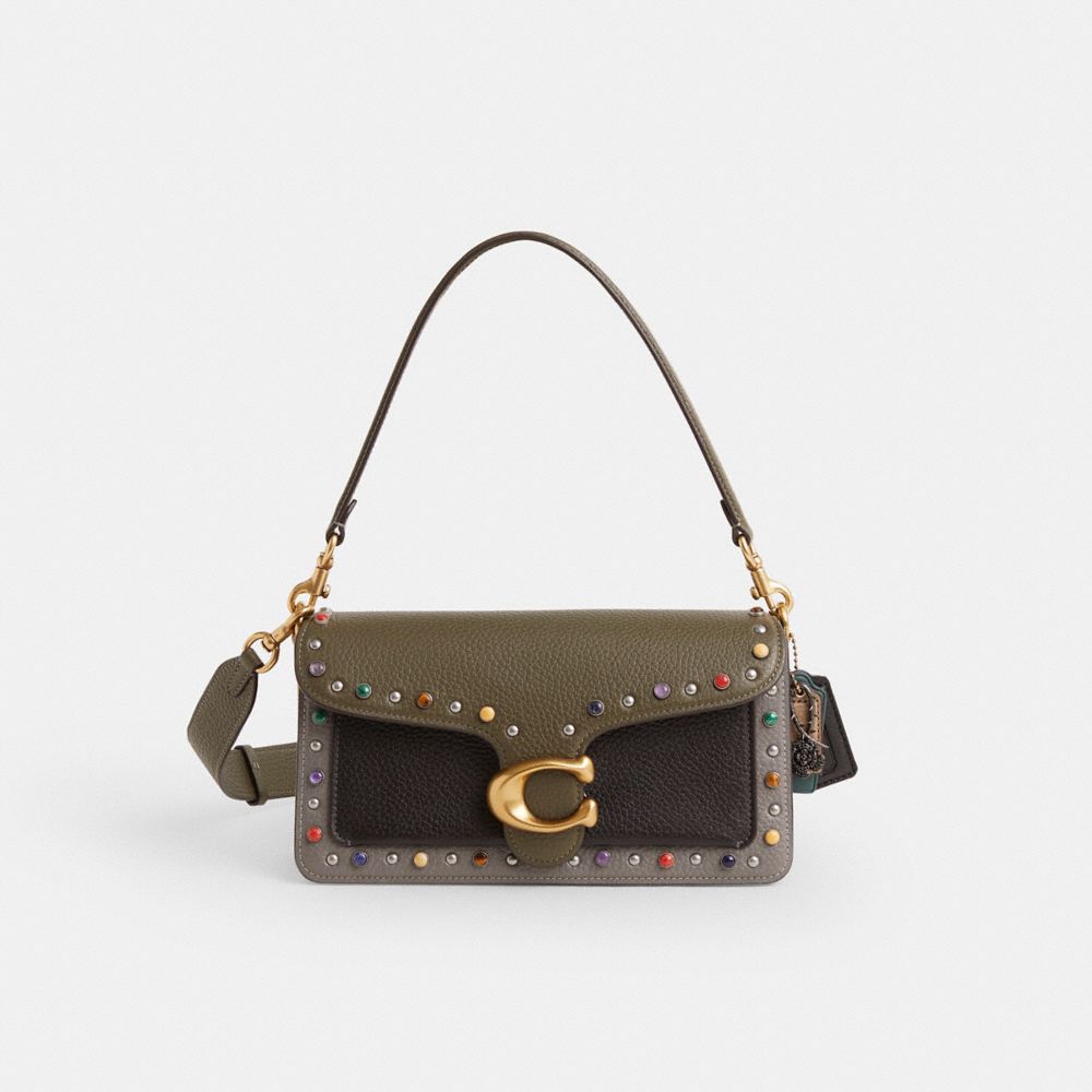 COACH®,Upcrafted Tabby Shoulder Bag 26 In Colorblock Leather,,Front View