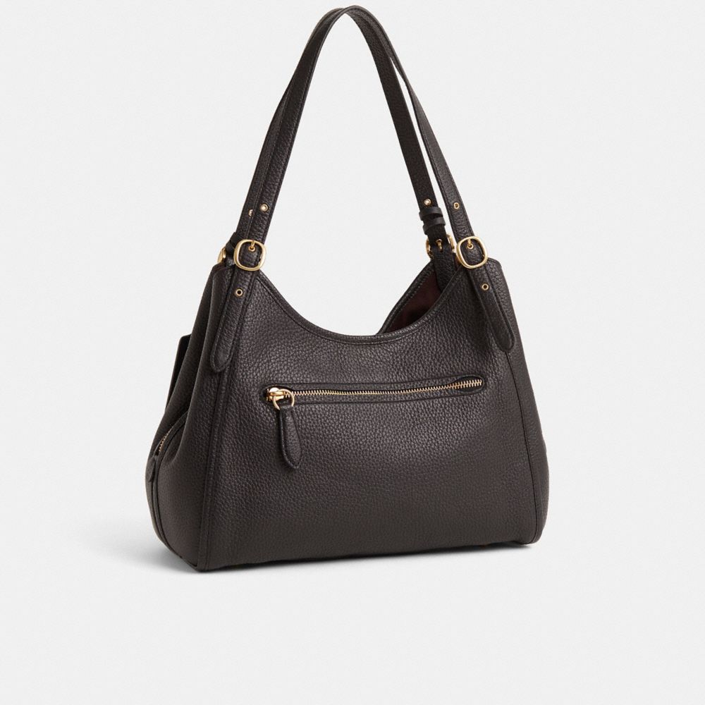 COACH®,Upcrafted Lori Shoulder Bag,,Angle View