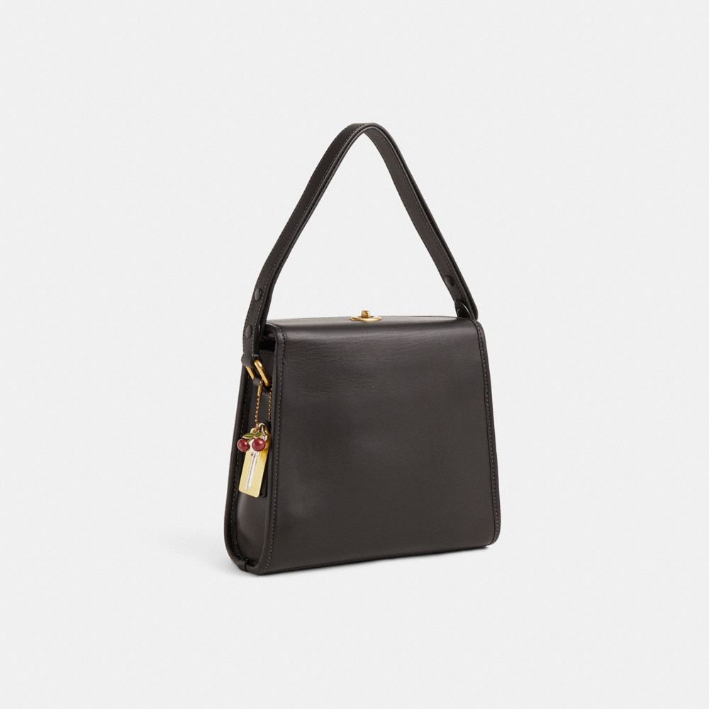 COACH®,Upcrafted Turnlock Shoulder Bag,,Angle View